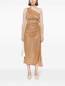 Oséree Midi-jurk met geknoopt detail - Goud