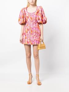 Acler Mini-jurk met bloemenprint - Veelkleurig