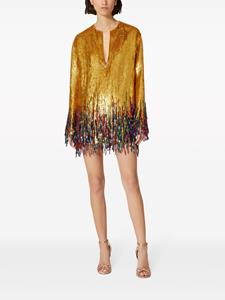 Valentino Mini-jurk met borduurwerk - Goud