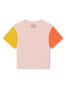Kenzo Kids logo-print organic cotton T-shirt - Roze