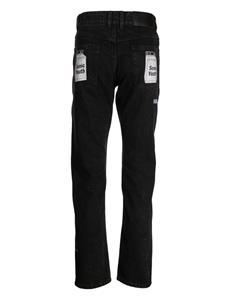 Pleasures x Sonic Youth washing machine mid-rise straight-leg jeans - Zwart