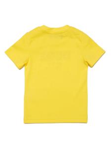 Dsquared2 Kids Katoenen T-shirt met logoprint - Geel