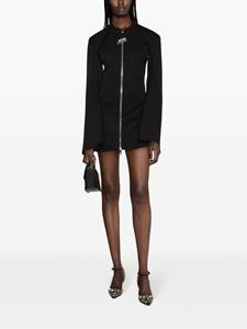 The Attico Mini-jurk van scheerwol - Zwart