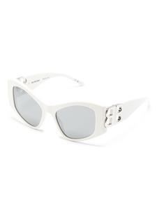 Balenciaga Eyewear Dynasty zonnebril met D-montuur - Wit
