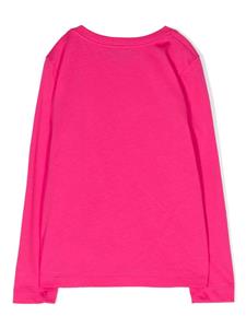 Missoni Kids T-shirt met pailletten logo - Roze