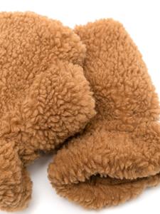 Apparis Ariel teddy-fleece gloves - Bruin