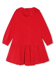 Kenzo Kids Fluwelen jurk - Rood