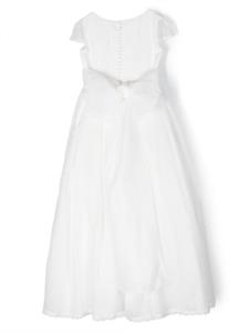 AMAYA Maxi-jurk met bloemenpatch - Wit