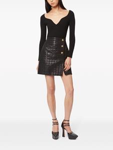 Nina Ricci Mini-jurk met stippen - Zwart