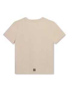Givenchy Kids T-shirt met logoprint - Beige