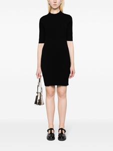 DVF Diane von Furstenberg Pam ribbed-knit minidress - Zwart