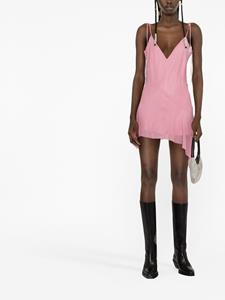 KNWLS Mini-jurk met V-hals - Roze