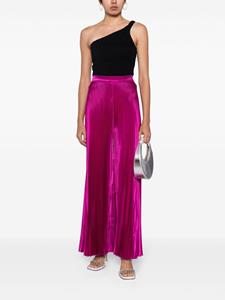 L'IDÉE pleated wide-leg trousers - Paars