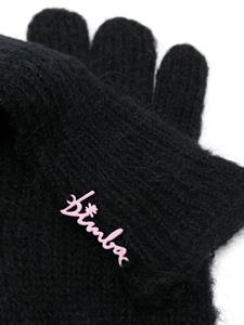 Bimba y Lola Handschoenen met logoplakkaat - Zwart