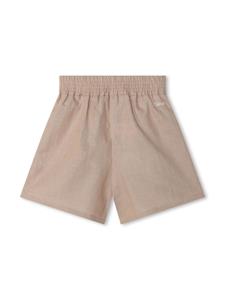 Chloé Kids Linnen shorts - Beige