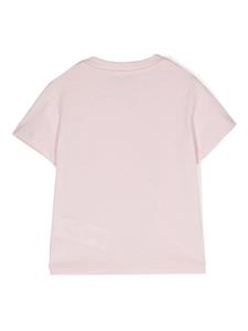 Missoni Kids logo-print cotton T-shirt - Roze