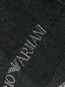 Emporio Armani Sjaal set met logo-jacquard - Grijs