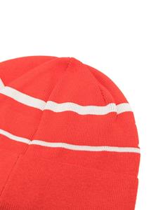 ISABEL MARANT Cliff intarsia-knit logo beanie - Rood