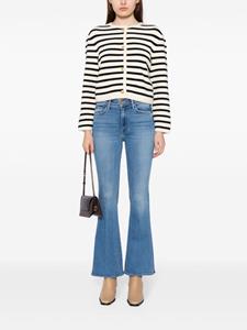 MOTHER The Weekender cotton-blend flared jeans - Blauw