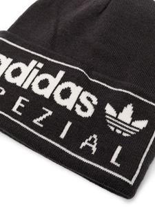 Adidas SPZL intarsia knit-logo beanie - Grijs