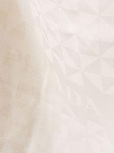 Prada logo-jacquard shawl - Beige