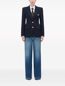Alexander McQueen high-rise wide-leg jeans - Blauw
