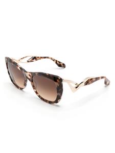 Dita Eyewear Icelus cat-eye sunglasses - Bruin