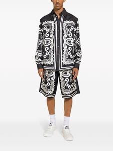 Dolce & Gabbana logo-print bermuda shorts - Zwart