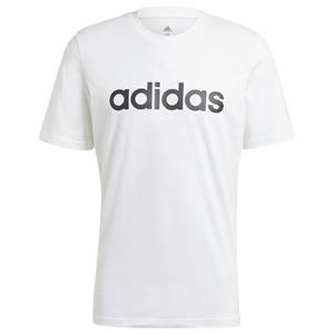 Adidas T-shirt Essential Linear Logo - Wit/Zwart