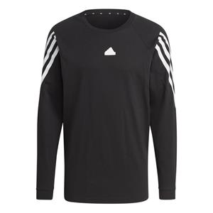 Adidas T-shirt Future Icons 3-Stripes - Zwart/Wit Lange Mouwen
