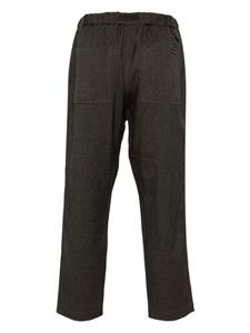 White Mountaineering x Gramicci mélange tapered trousers - Bruin