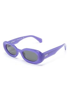 Off-White Amalfi oval-frame sunglasses - Paars
