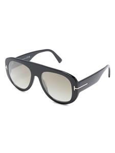 TOM FORD Eyewear Cecil overzised-frame sunglasses - Zwart