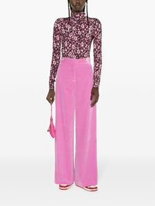MSGM high-waisted flared trousers - Roze