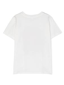 Stella McCartney Kids logo-print cotton T-shirt - Wit