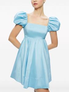 Alice + olivia Sharilyn puff-sleeves minidress - Blauw