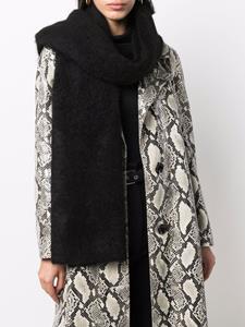 TOTEME Sjaal met textuur - Zwart