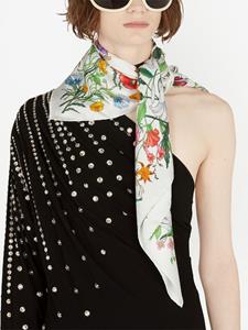 Gucci Sjaal met Flora print - Wit