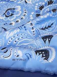 ETRO paisley-print silk scarf - Blauw