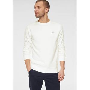 Gant Sweatshirt "ORIGINAL C-NECK SWEAT", mit Rippbündchen an Saum und Ärmel