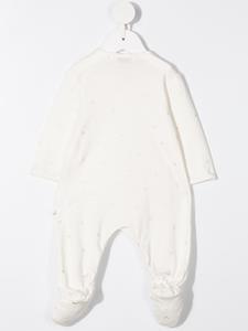 Bonpoint Pyjama met kersenprint - Wit