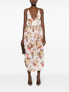 Zimmermann Matchmaker Tulip floral-print midi dress - Beige