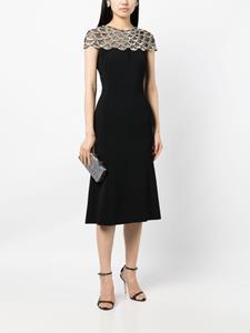 Jenny Packham Midi-jurk verfraaid met kralen - Zwart