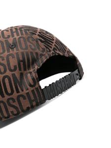 Moschino jacquard logo-motif baseball cap - Zwart