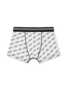 Dkny Kids logo-waistband boxers (pack of two) - Zwart