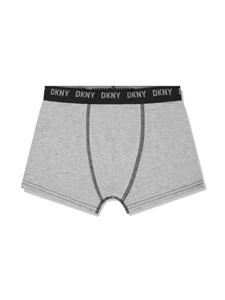 Dkny Kids logo-waistband boxers (pack of three) - Zwart