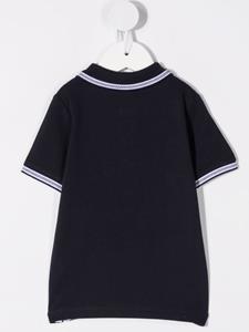BOSS Kidswear Poloshirt met geborduurd logo - Blauw
