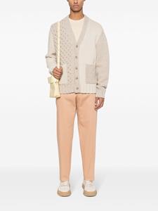 Jil Sander straight-leg cotton trousers - Beige