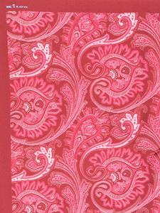 Kiton Sjaal met paisley-print - Rood