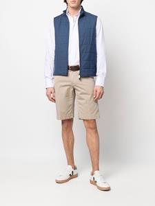 Canali Slim-fit chino shorts - Beige